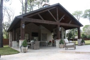 Creekstone Outdoor Living - Rustic Cabana with full Outdoor Kitchen & Living space - 2