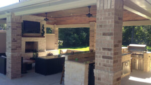 Creekstone Outdoor Living - Cabana with Full Kitchen and Living Room 1