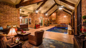 Custom Houston Pool House by Creekstone Outdoor Living