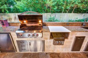 How to Create an Upscale Stainless Steel Outdoor Kitchen, Patio Covers, Custom Outdoor Kitchen, Creekstone Outdoor Living
