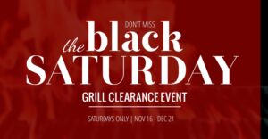 2019 Black Saturday Holiday Sale: Grills on Clearance, Creekstone Outdoor Living, Houston, TX